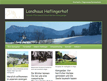 Tablet Screenshot of landhaus-haflingerhof.de